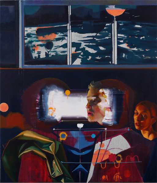 Rayk Goetze: Venezianische Malerei, 2020, Öl und Acryl auf Leinwand, 140 x 120 cm